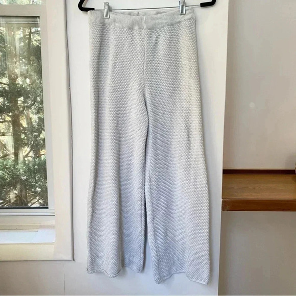 NWT Free People Hailee Sweater Set in Ivory Heather Light Gray - Picture 7 of 13